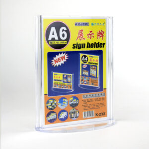 Porte-affiche Plexiglass Double Face-A6 capisceatelier.com